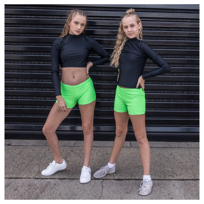 Neon Green Cheerleading Briefs
