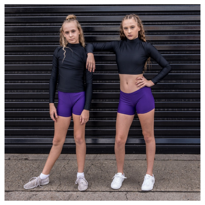 Purple Cheerleading & Dance Briefs